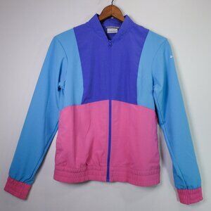 COLUMBIA Hike Omni-Wick Jacket, Size XS Colorblock 90s Windbreaker